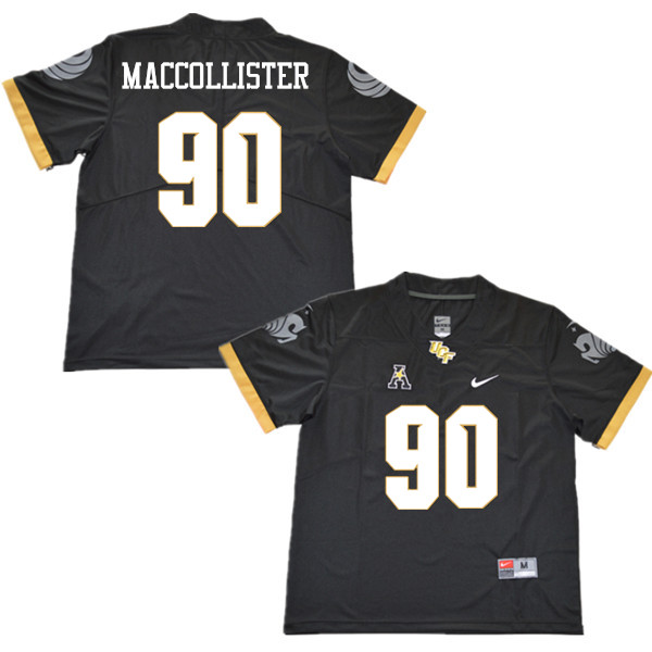 Men #90 Jonathon MacCollister UCF Knights College Football Jerseys Sale-Black